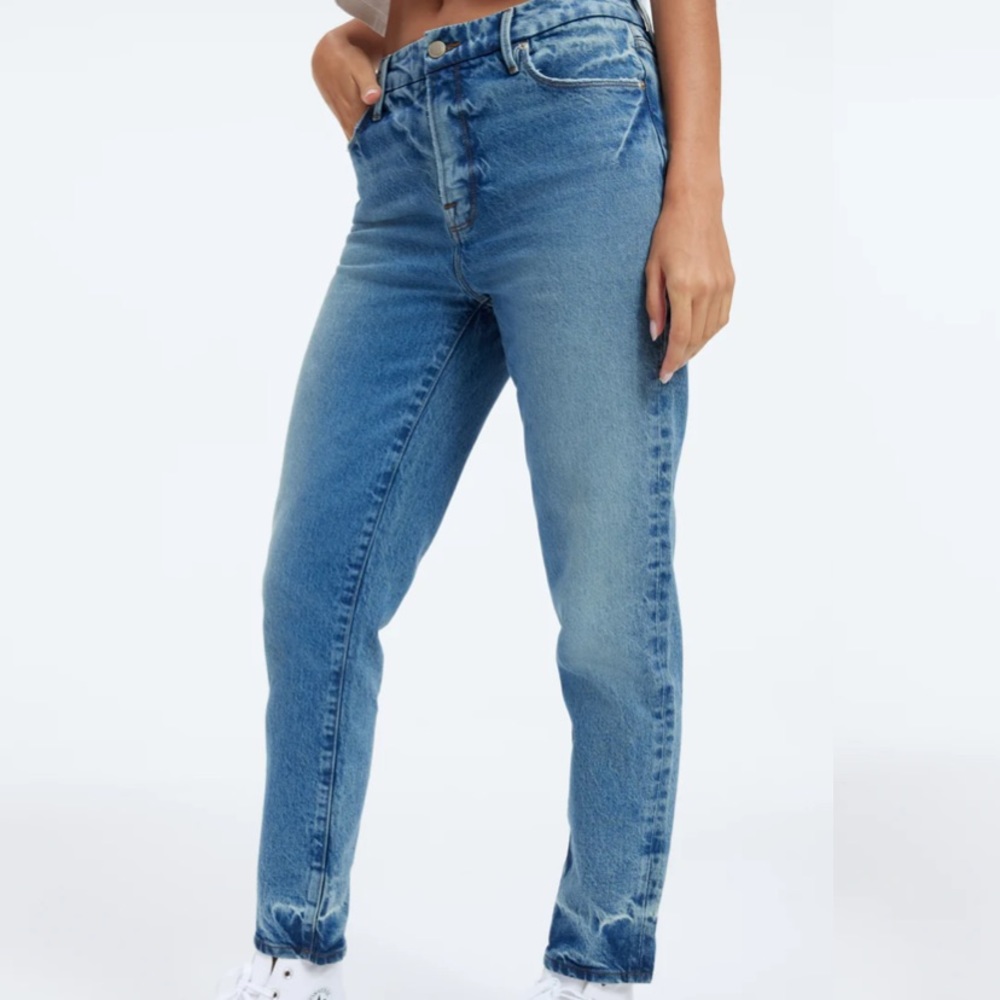 Good American The Weekender Indigo Jean, size 15